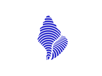 Shell logo mark negative space nicholas lowry nick lowry ocean seashell shell shell logo symbol