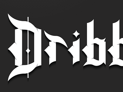 Blackletter (Dribbble) blackletter font