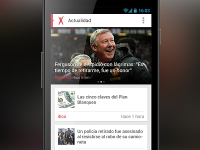 Clarin Android App android clarin clean holo news uninvited