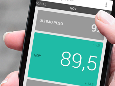 Hoy Empiezo - Android Weight Tracker android clean flat stats weight