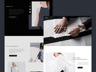 Luxury Customizable Clothes Landing Page