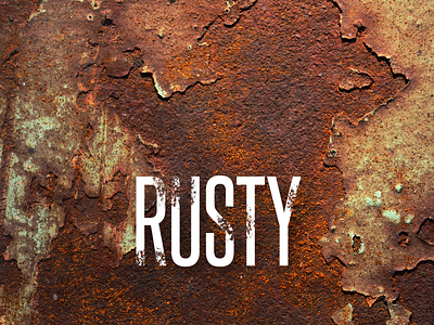"Rusty" Cover Art branding cover art design graphic design realism