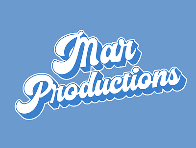 Mar Productions Logo branding design graphic design illustration logo