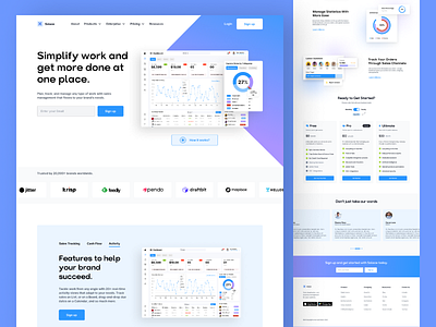 SaaS Landing Page Design