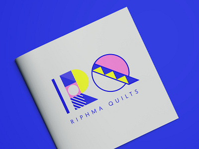 Logo Ripha Quilts craft logodesign typography