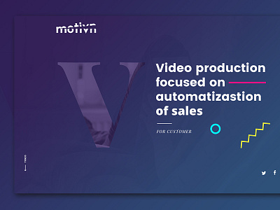 Motivn - company identity branding design digital landing page logo startup webdesign