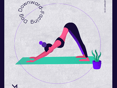 Illustartion - Yoga poses