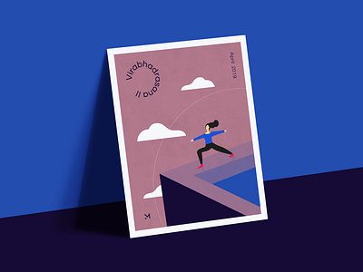 Yoga Illustration design illustration poster vectors