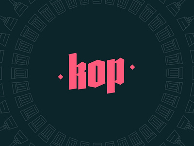 Kop Logo bar branding design logo