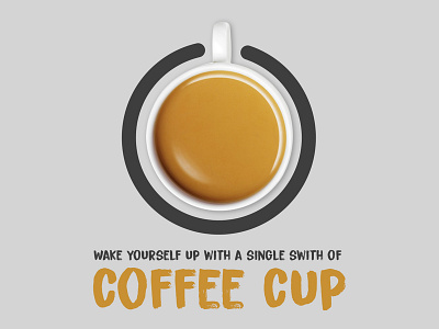 Cup of Coffee design typography