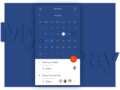 My Day. Calendar App