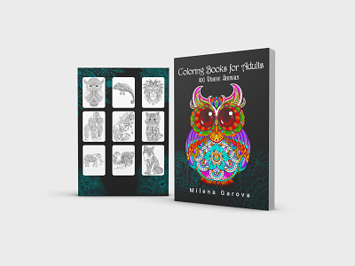 Coloring Books for Adults (Book Cover Design)