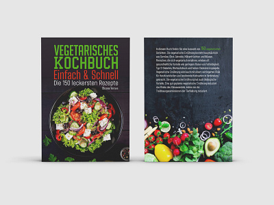 Vegetarisches Kochbuch Einfach & Schnell (Book Cover Design)