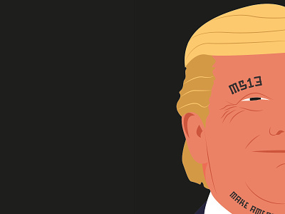 Trump - Illustration design illustration tattoo trump