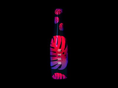 Bottle Design beer bottles branding illustrator logo ui