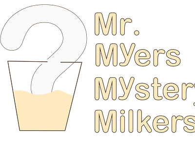 Logo for Mr. Myers Mystery Milkers graphic design logo vector