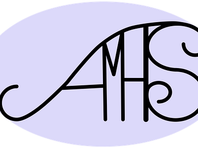 AMHS logo branding graphic design logo minimal vector