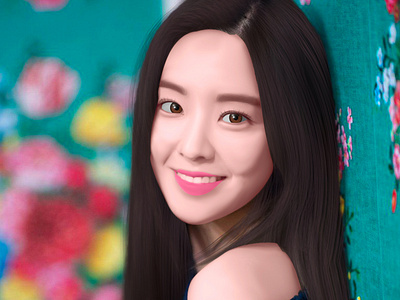 Smudge Cartoon Style artist cartoon cartoon style design graphic design illustration irene painting redvelvet smtown smudge vector