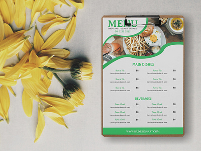 Restaurant Menu Design