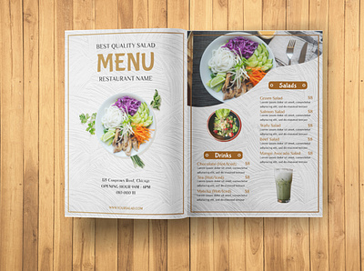 Restaurant Menu Design brochure design graphic design illustration menu design mockup pamflet product design template