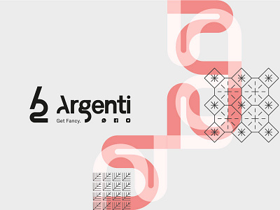 Argenti - Dynamic Identity art direction brand identity branding clothes dynamic identity fashion logo pattern retail tessue