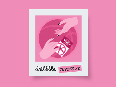 Dribbble Invitations x2