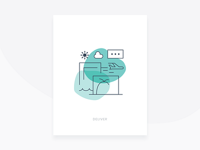 Step 3: Deliver card illustration web website