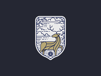 Deer Badge Design