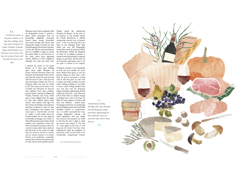 | French picnic | watercolour food illustration