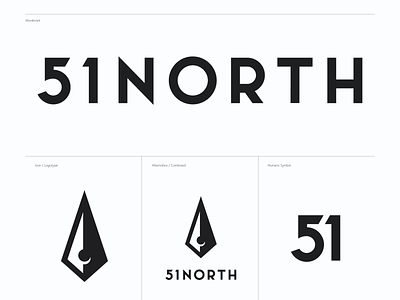 51North - Branding Basics 51north art direction brand identity branding custom type customtype logo typogaphy typography vector