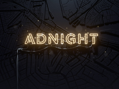 Adnight 2017 main visual art direction branding branding concept