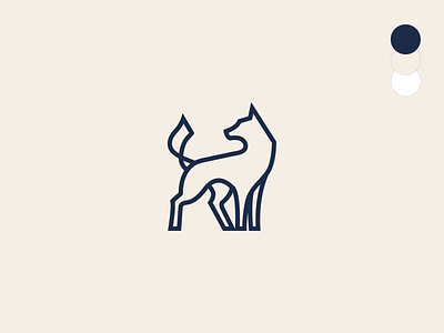 Stanlyn Wolff Logo branding logo logo design outline logo poloshirt wolf wolf logo