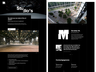 M-Building 51north art direction building content page design digital fluid ui ux website
