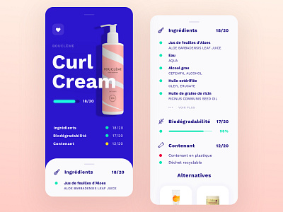 Cosmetics app concept app blue clean concept cosmetics design graphic design mobile sketch ui uidesign ux uxdesign