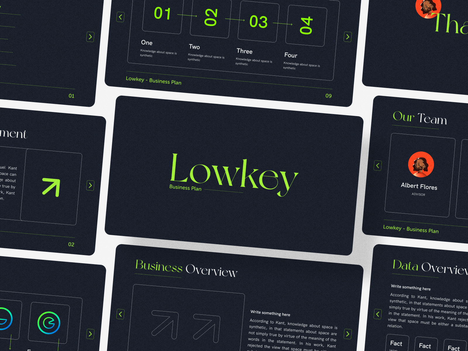 Lowkey Business Plan Presentation Template by Studio Gaize on Dribbble