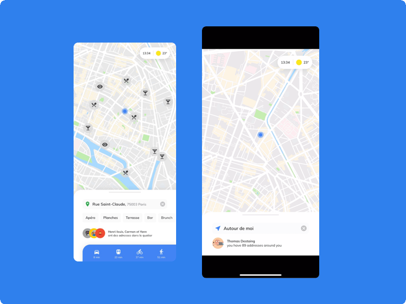Google Maps Redesign app challenge directions google google maps interaction design maps plans redesign ui uplabs ux