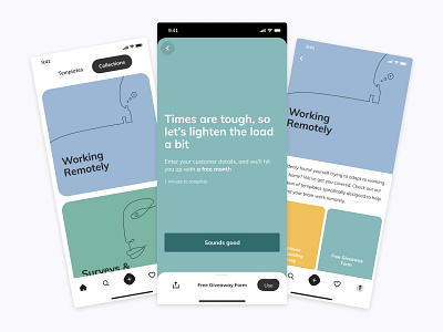 Typerform App app branding design illustration ui ux uxui