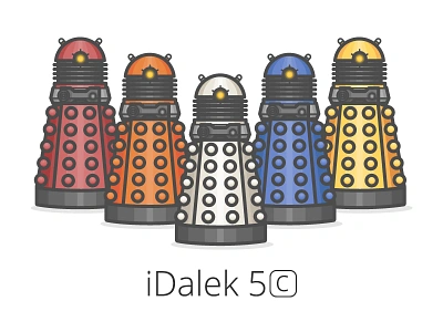 Apple Daleks apple dalek daleks doctor doctorwho exterminate funny humor humour iphone lol who