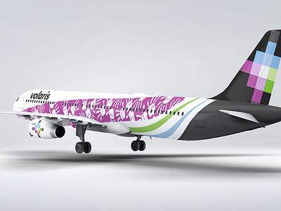 Volaris Fuselage airline design fuselage mexican volaris work