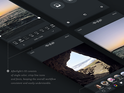 Afterlight's UI