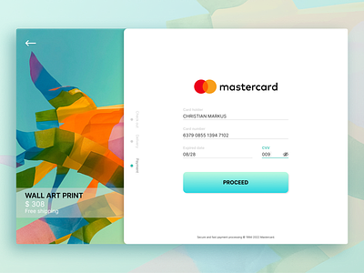 Credit Card Checkout – Daily UI #002 art checkout credit dailyui design payment shopping ui ux