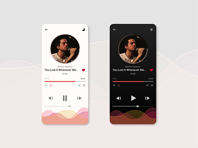 Music Player – Daily UI #009 009 daily ui dailyui design music player music ui ui ux