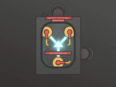 Flux capacitor back to the future time travel