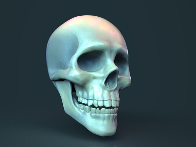 Substance Painter Test 3drender 3dsculpt nomad skull substancepainter