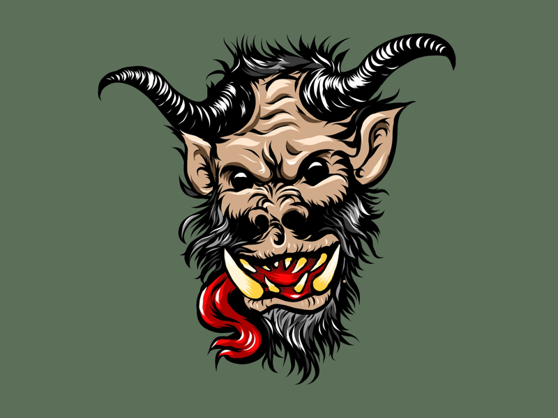 Krampus is Coming to Town by Chad Culbertson on Dribbble