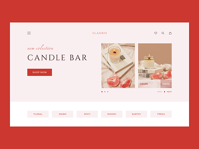 SLADKO candle bar