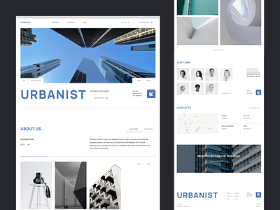 Urbanist photo agency website branding design photo agency photography typography ui ux uxui webdesign website