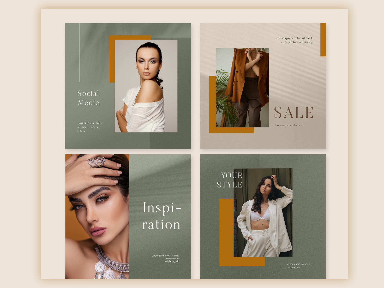 fashion social media post by Adnan Shoukat on Dribbble