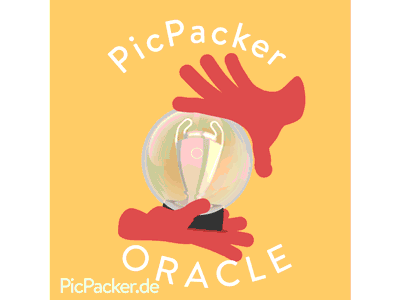 PicPacker GIF-Away Champions League Final after effects gif animation hands illustration motion design oracle particular shape animation trophy typo animation uefa