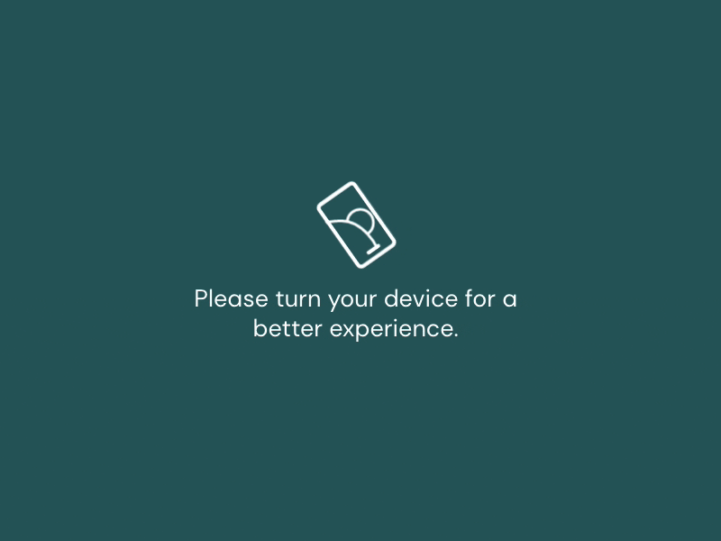 "Please turn your device" animation